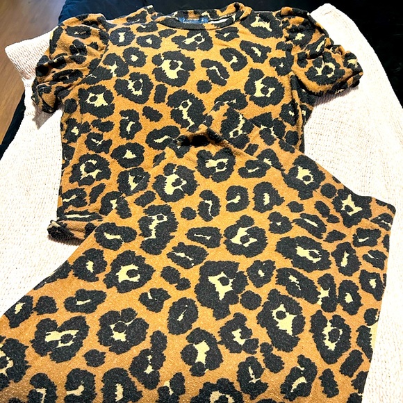 Dresses & Skirts - Leopard skirt set